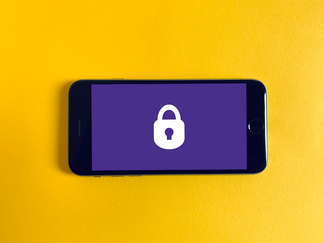 Smartphone security warning after a phishing link