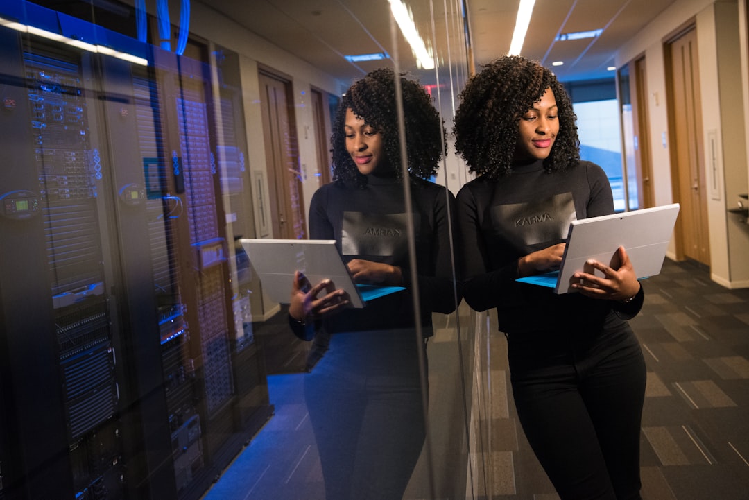Small business professional securing digital transformation systems