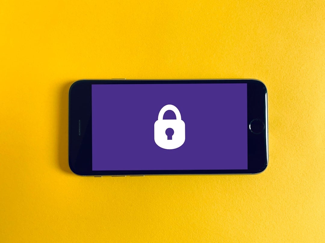 Locked smartphone representing unauthorized account access and hacking