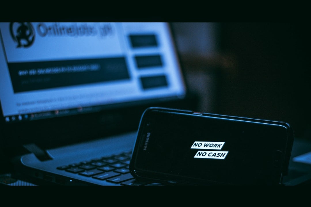 Laptop representing a cybercrime investigation after a report is filed